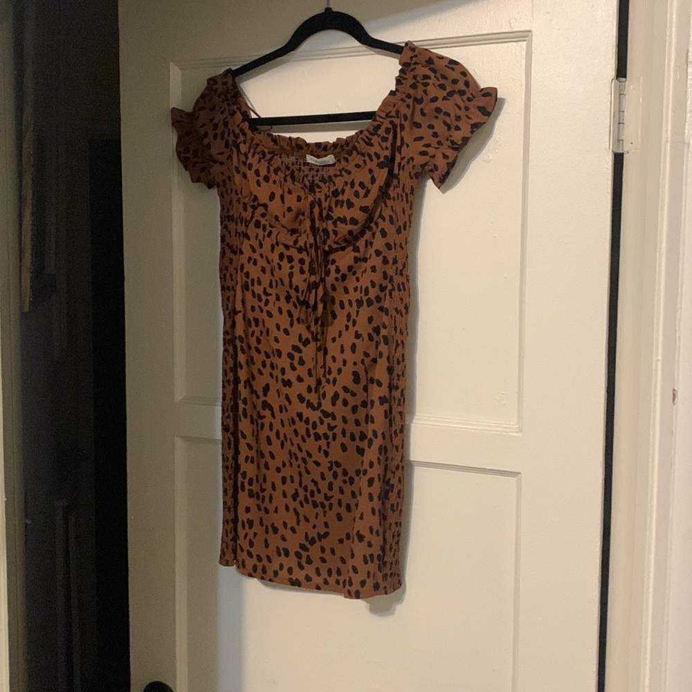 Leopard Print Summer Dress